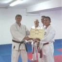 Ivica Kirin prima diplomu za položeno zvanje majstora crnog pojasa 4. Dan