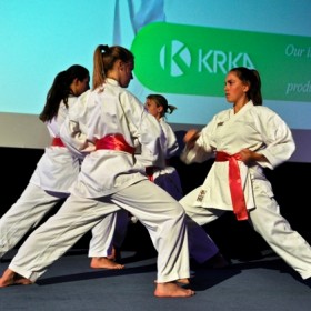 Nastup naših cura na promociji Krka proizvoda